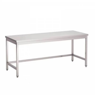 Table en inox sans sous tablette - P600 mm - H850 mm